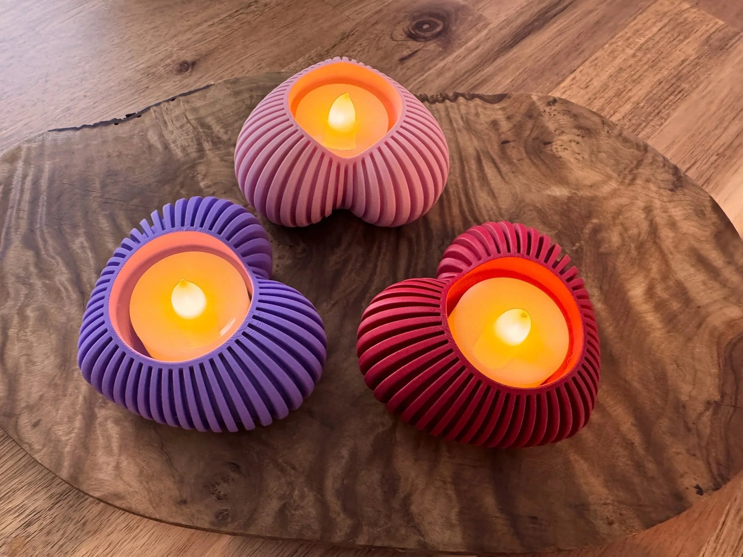 Radiant Heart Tealight