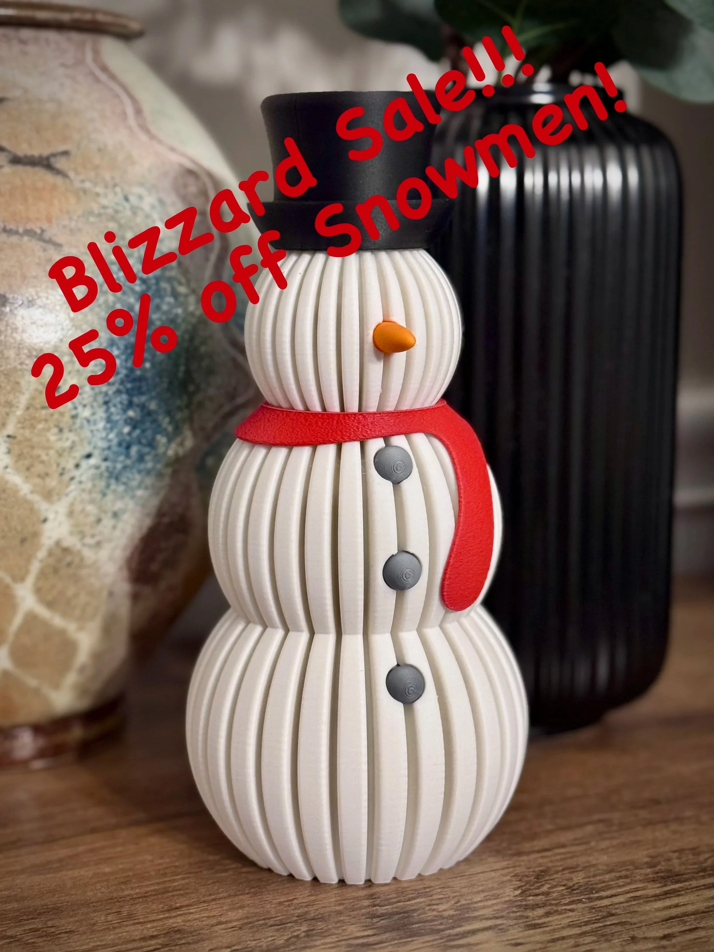 Snowman Tealight - BLIZZARD SALE - 25% off