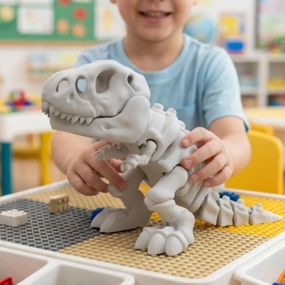 Articulated Dinosaur Skeletons – T-Rex & Triceratops