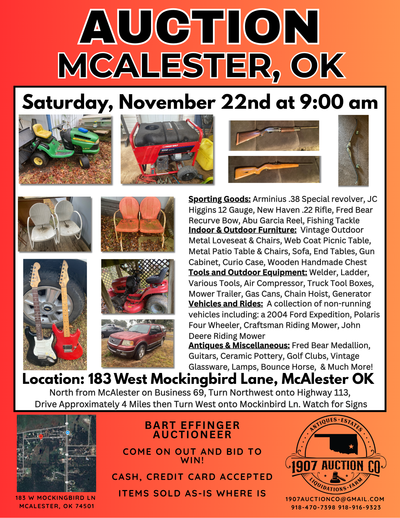 McAlester Live Auction