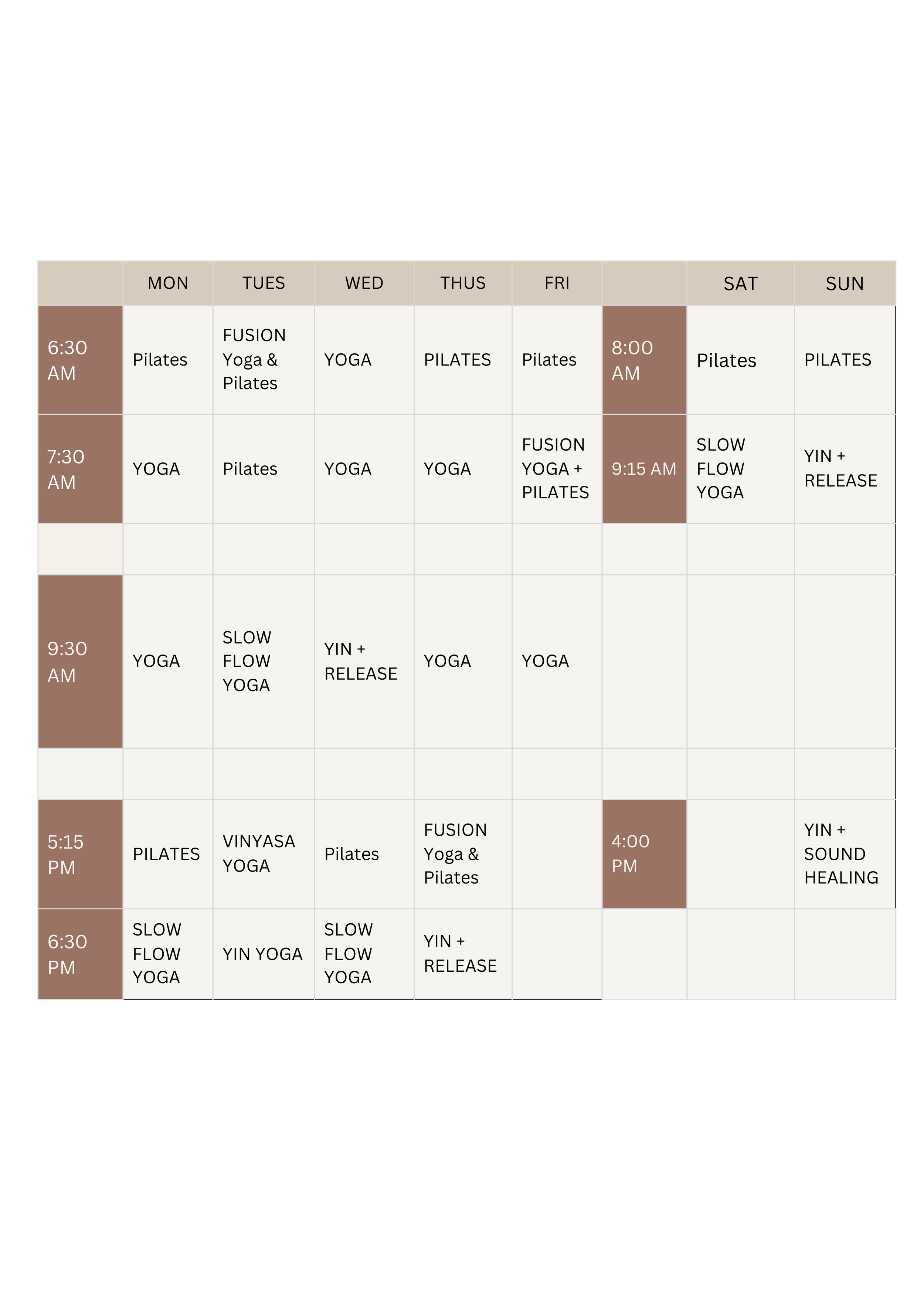 YOGA AND PILATES CLASSES MORNINGTON PENINSULA