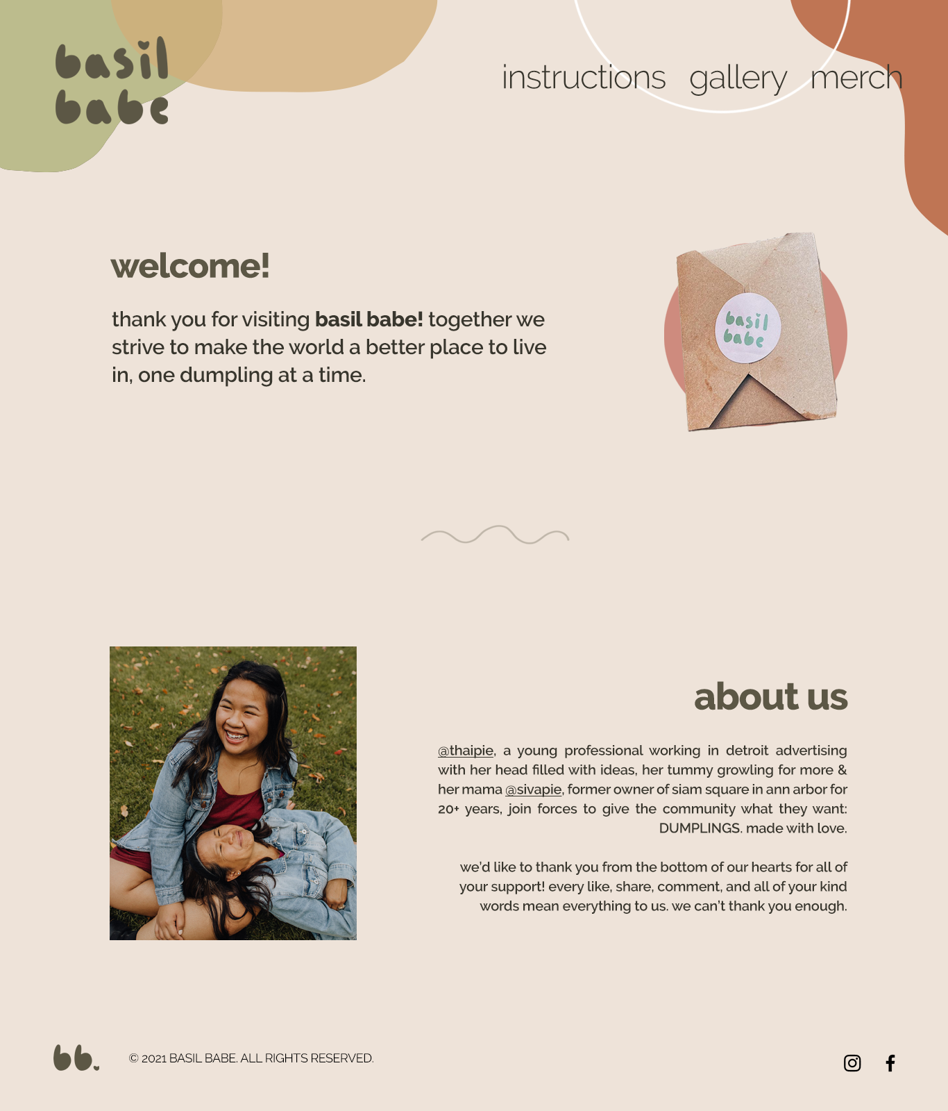 Basil Babe Homepage
