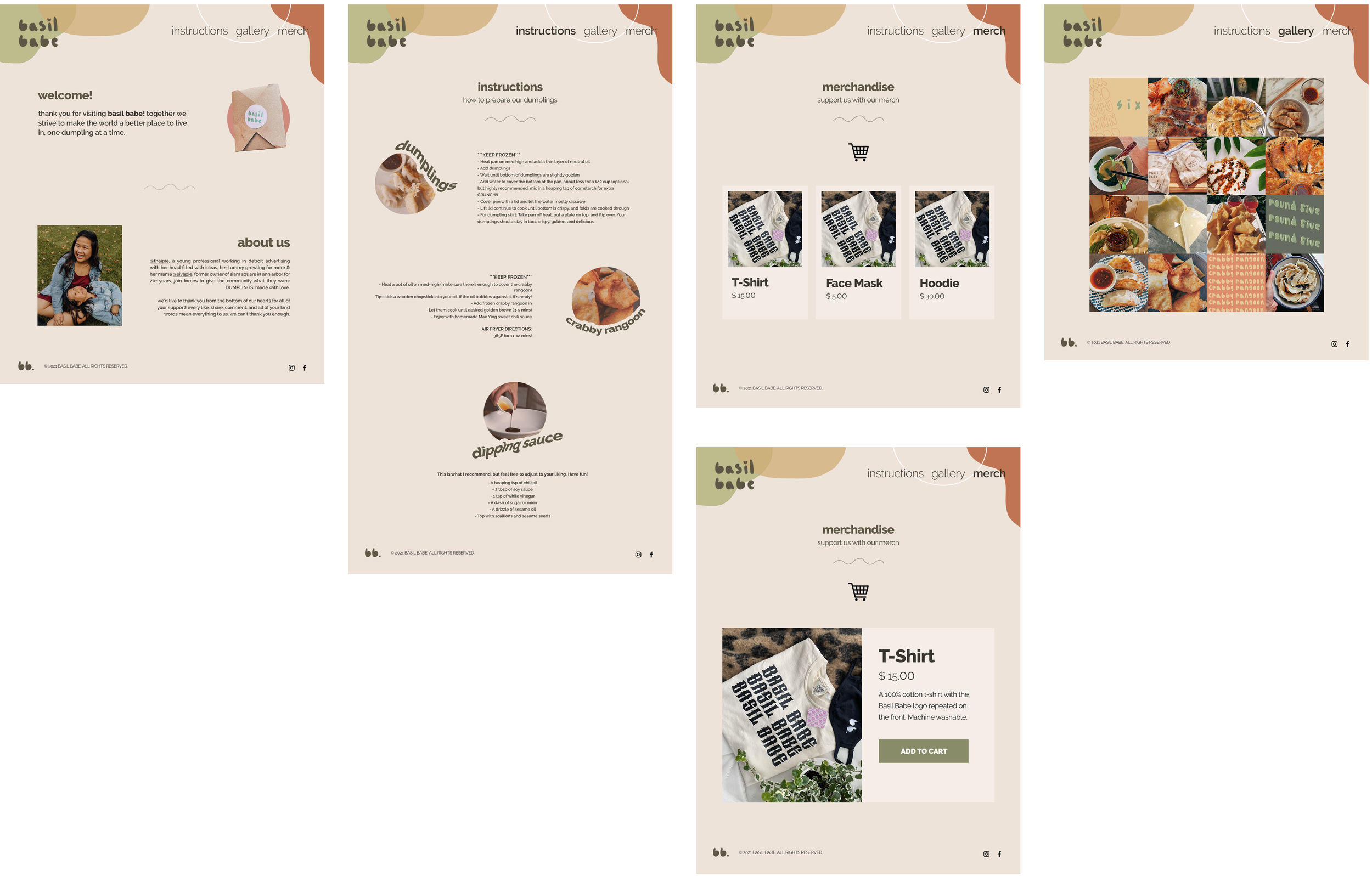 Basil Babe Mockups