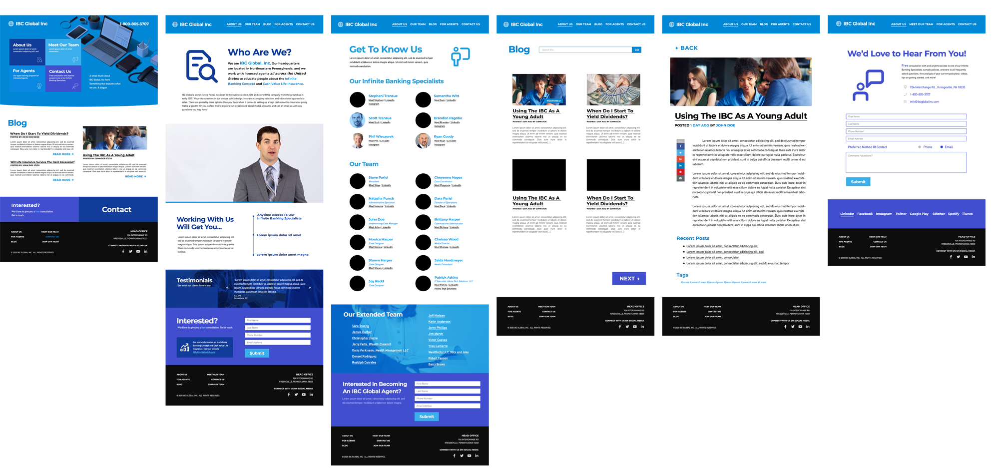IBC Desktop Mockups