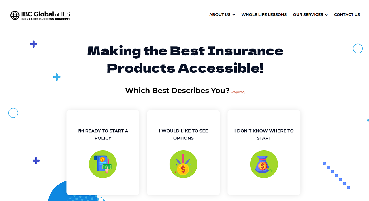IBC Global Homepage Form