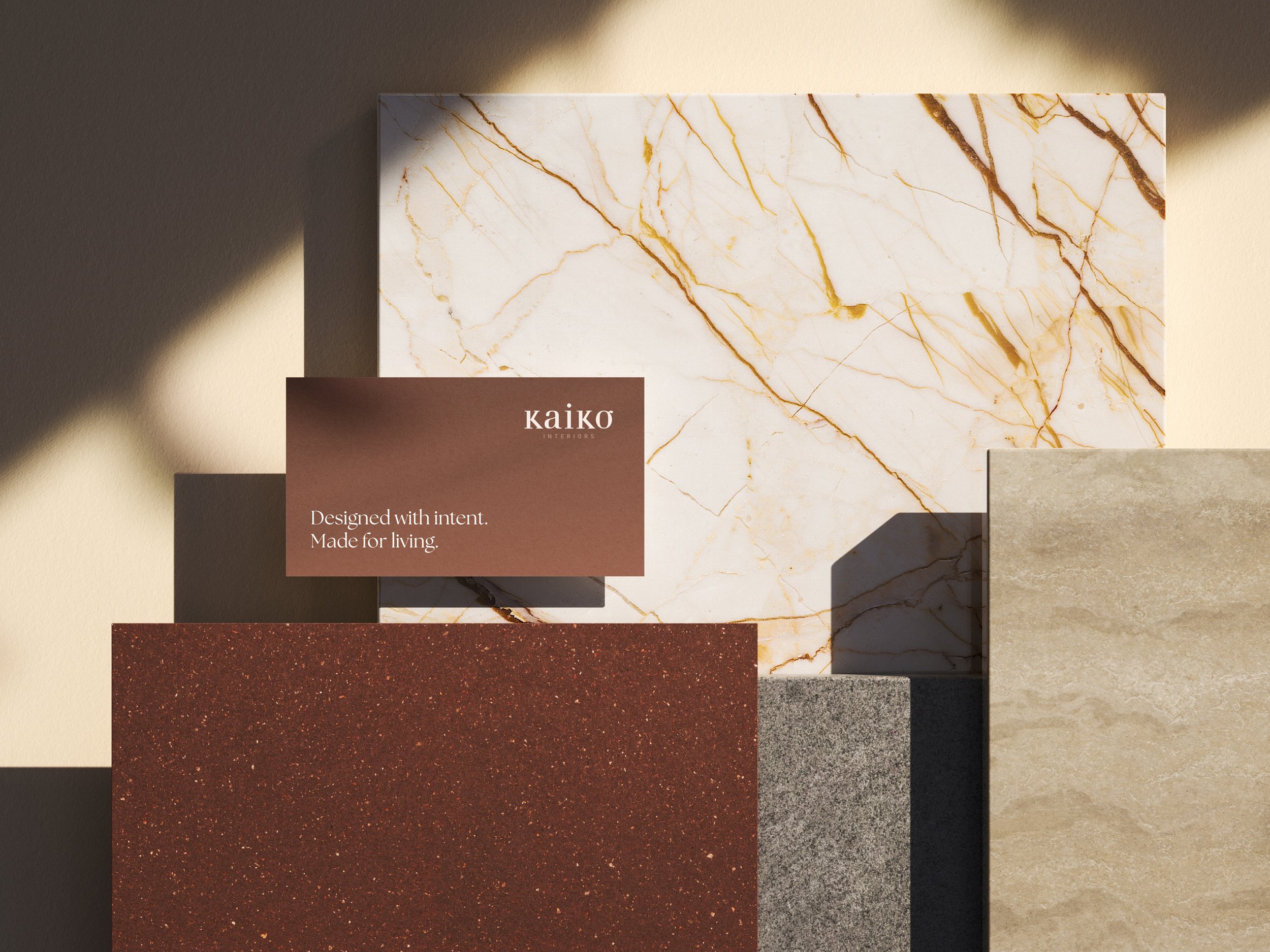 Business Card design logo for Kaiko Interiors