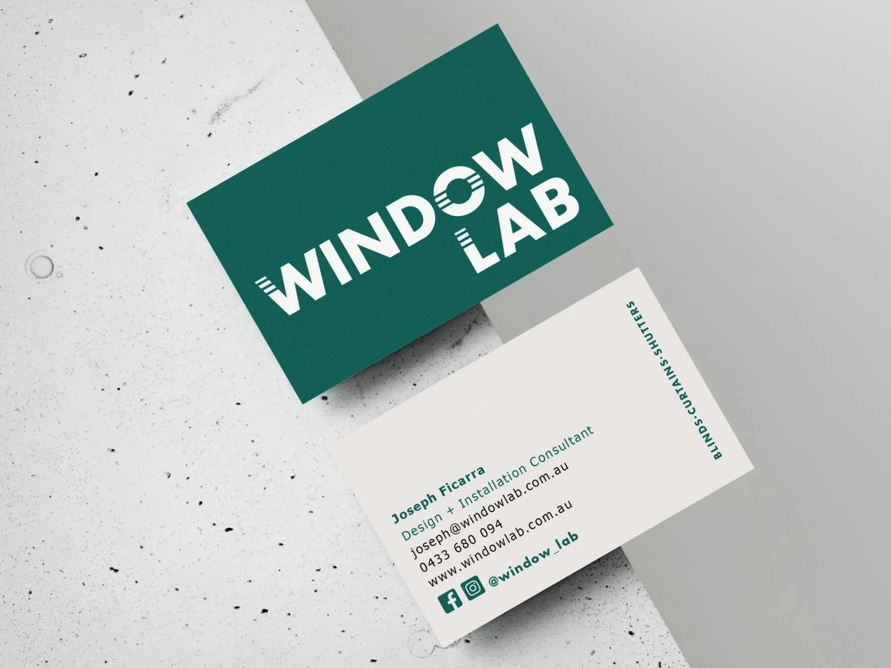 Window Lab by Ena Creative Studio - Logo and Brand Design for Start Up Furnishing Company Small Business Logo and Brand Design