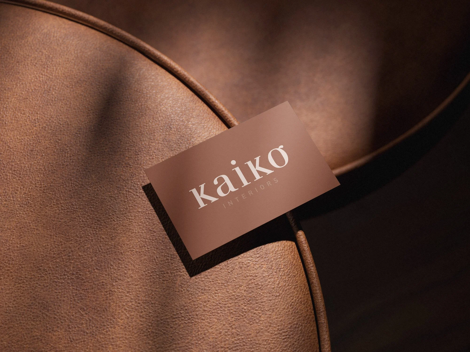 Business card Logo and Stationery for Kaiko Interiors Lifestyle Brand