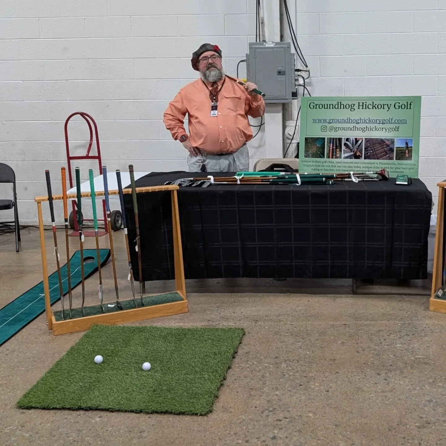 Come see me today at the Oaks Convention Center for Cigar and Lifestyle Fest. Finished putters and full sets for sale. Also I can customize a putter for you while you check out the other vendors.