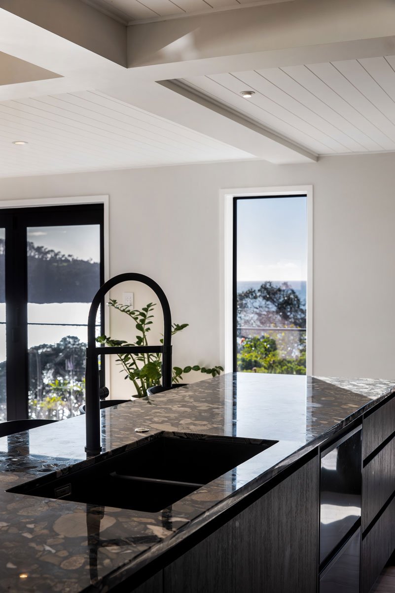 Multi-storey coastal home renovation in Hatfields Beach by Ze Build
