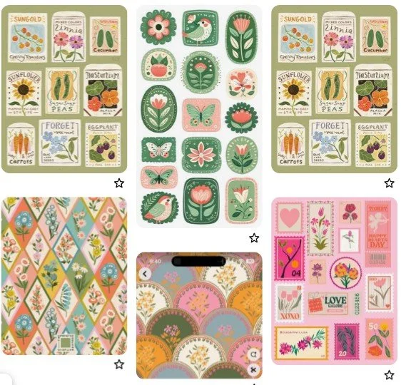 Pinterest Wildflower Collage examples