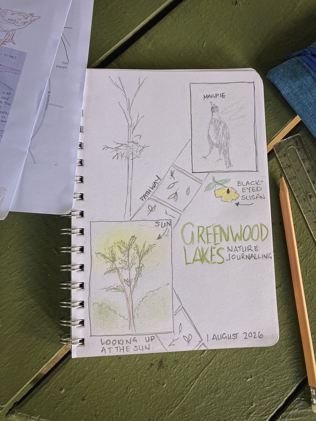 'Nature Journaling at Greenwood Lakes' workshop - Greenwood Lakes Forestdale, Qld, July & August 2026