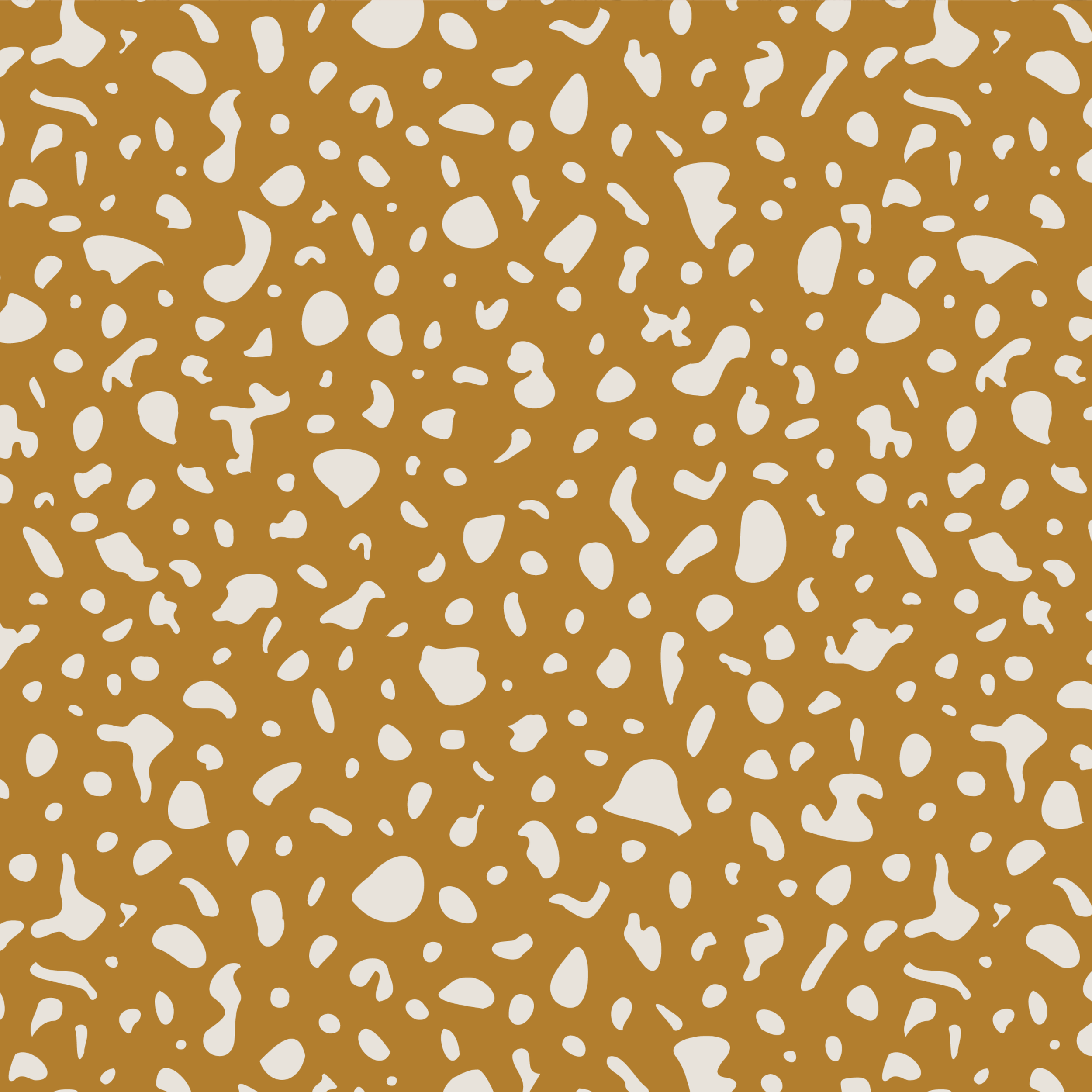 Mustard & White Spots Blender Pattern