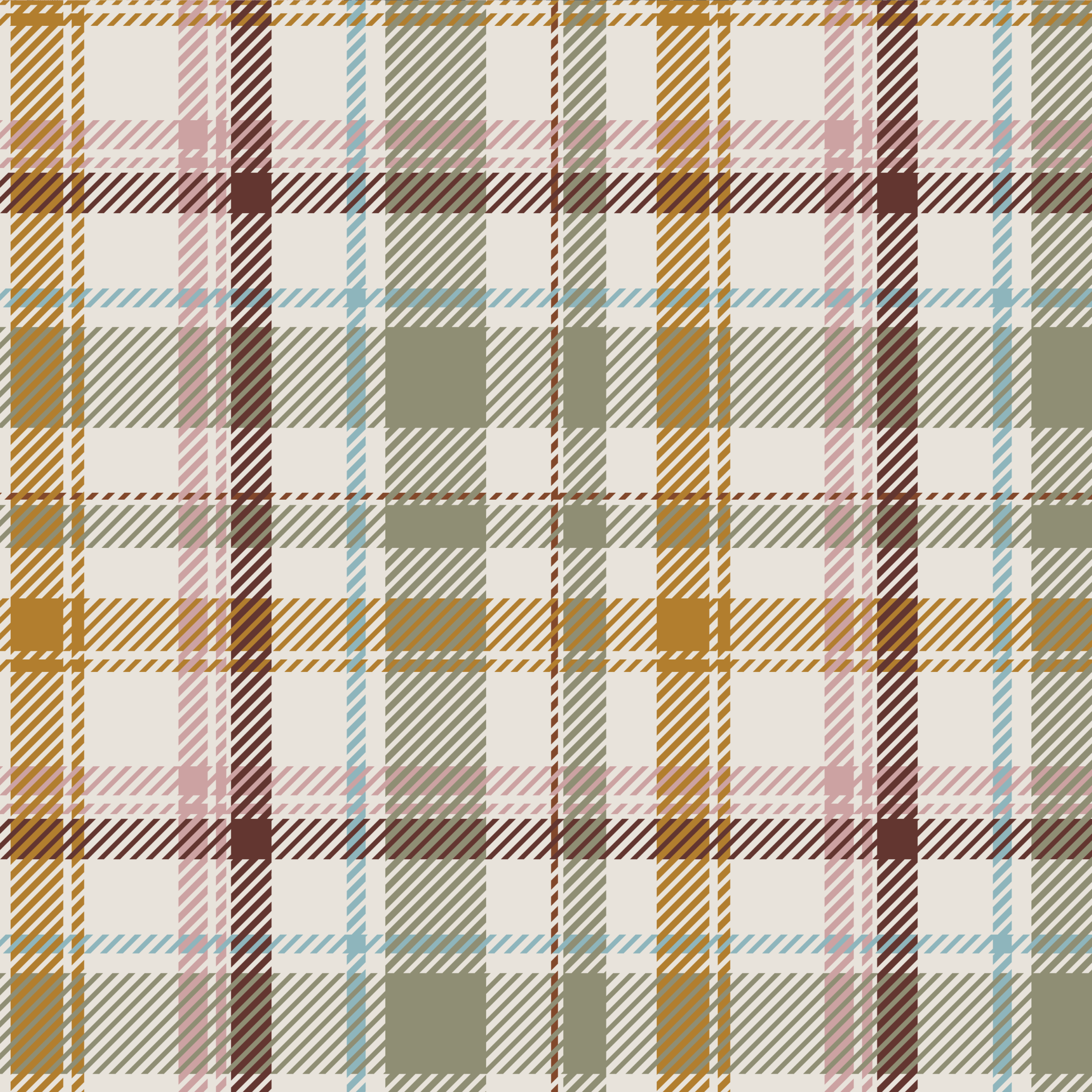 Autumn | Fall Plaid Check Blender Pattern