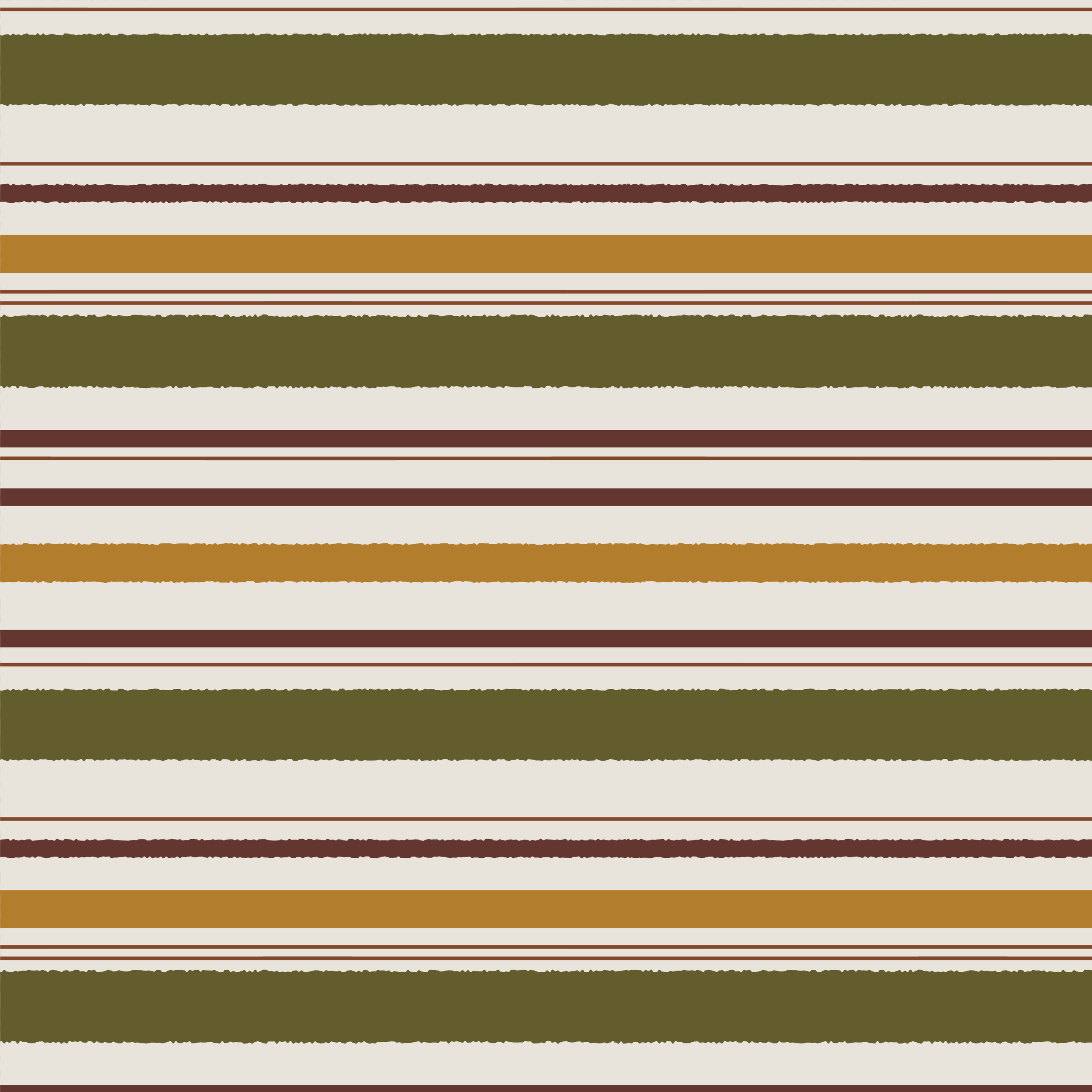 Green, Mustard & Cream Horizontal Stripes Blender Pattern