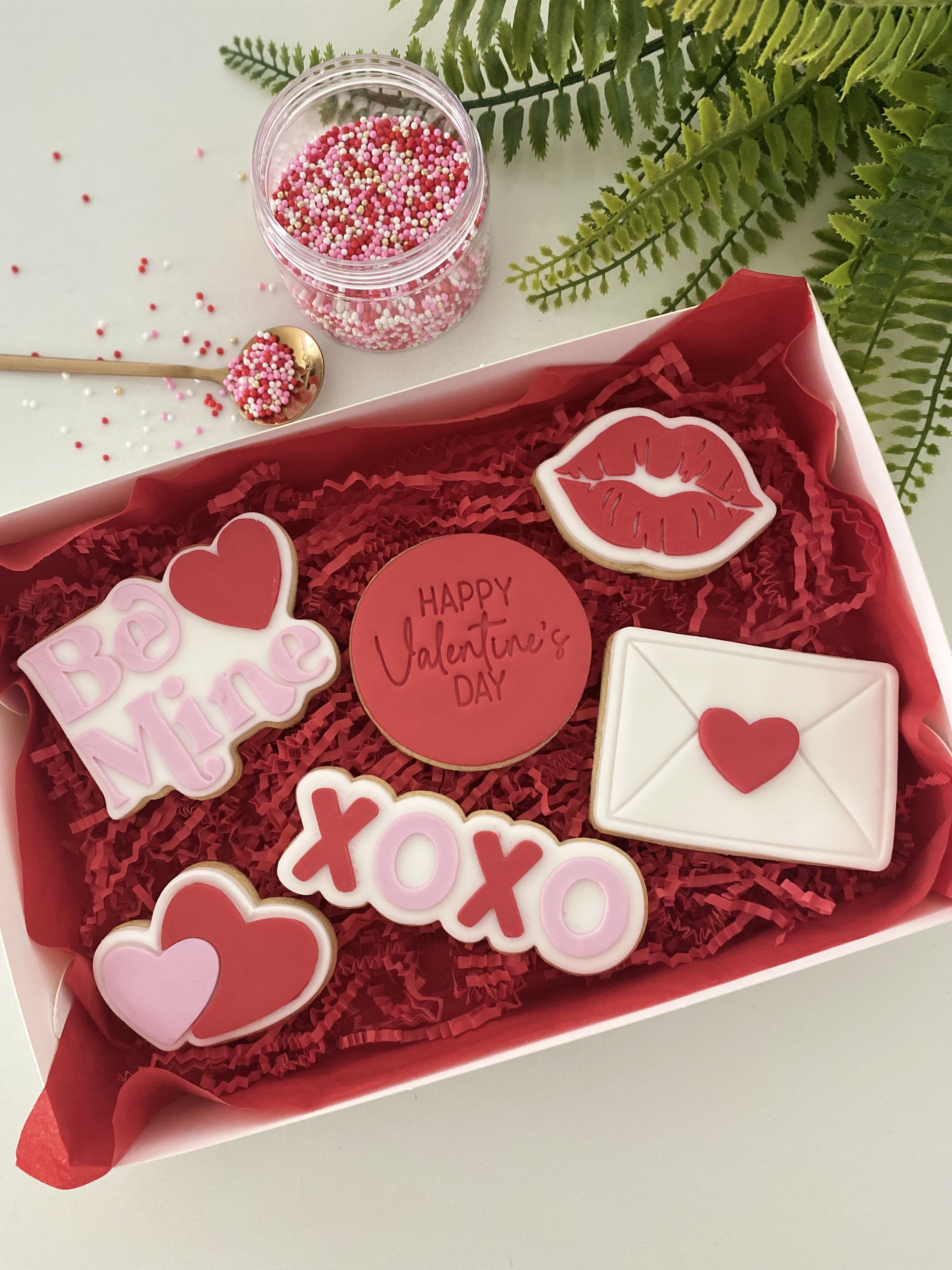 Valentine’s Day Sugar Cookie Box - Large