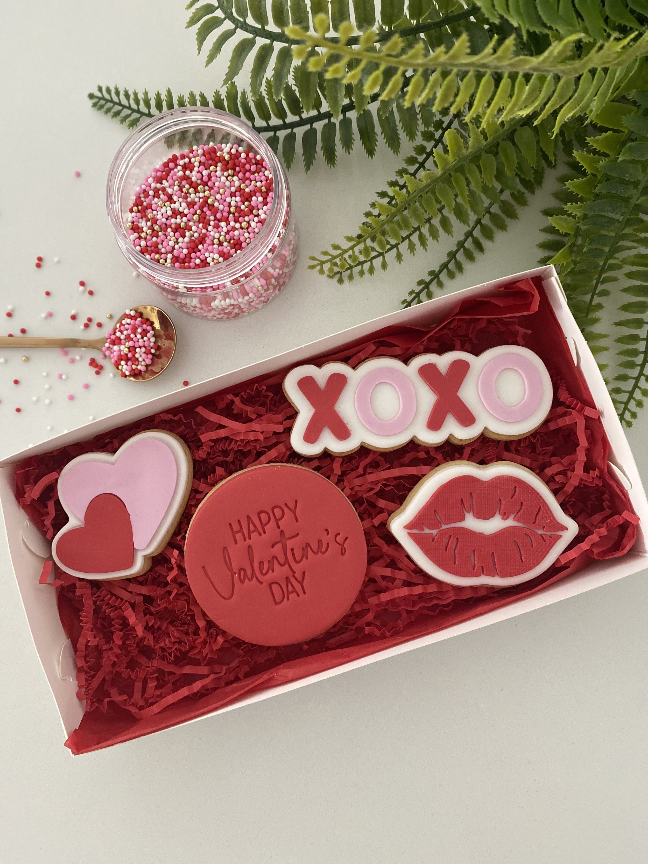 Valentine’s Day Sugar Cookie Box - Small