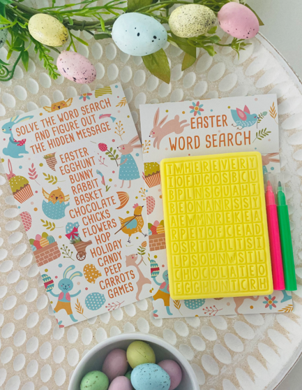 Easter Word Search Cookie