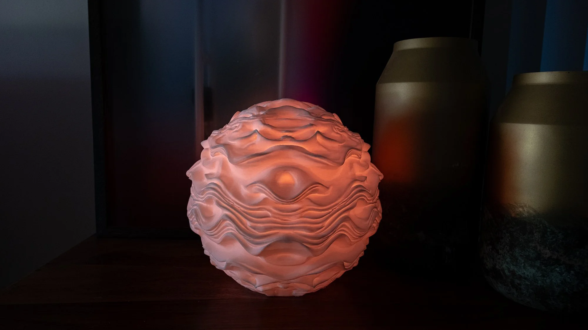 Syzygy ambient sculptural lamp inspired by The OA aesthetic