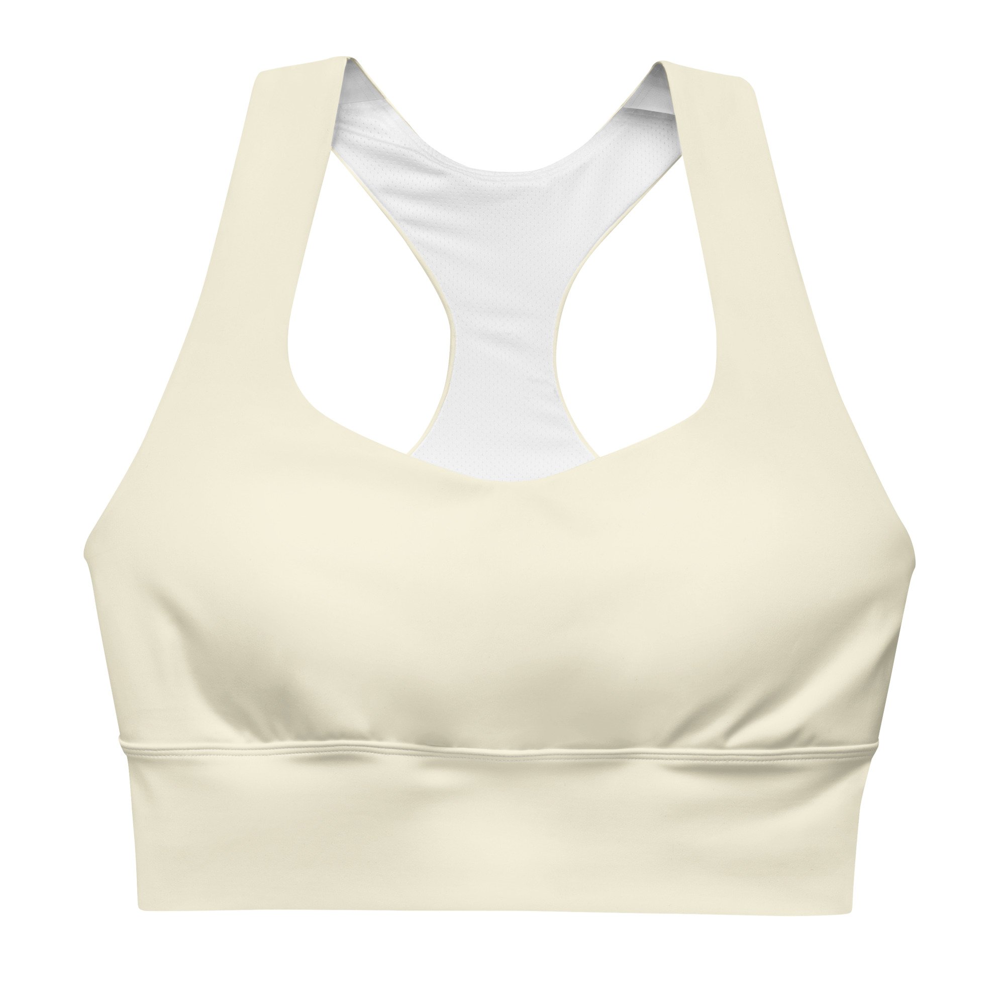 Ayla Apricot White Bra