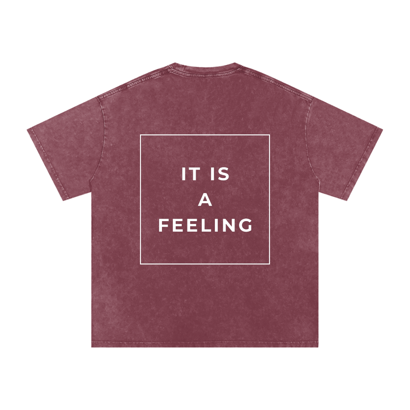 "It Is A Feeling" Vintage Tee - Red
