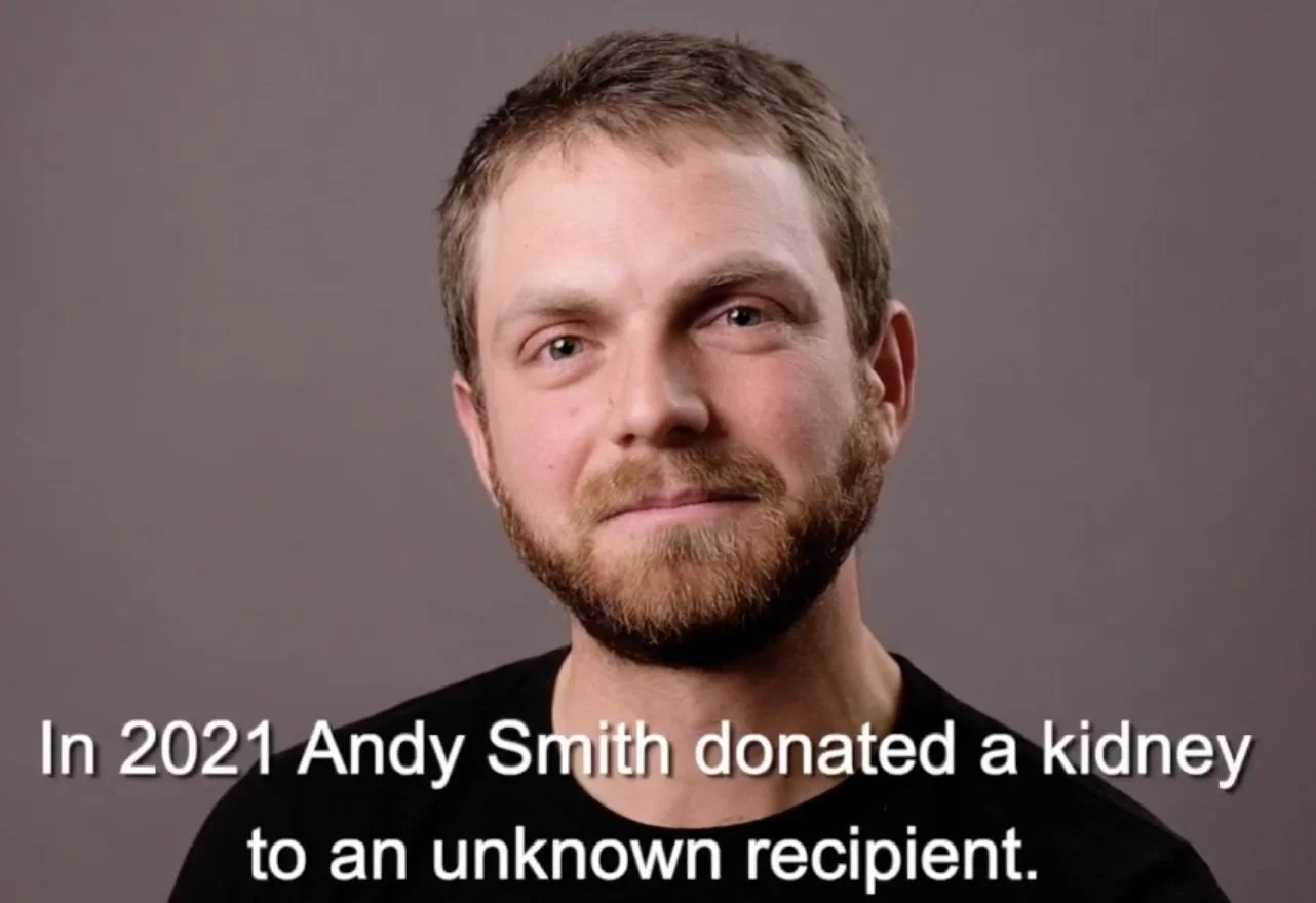 Donated altruisticaly to an anonymous recipient