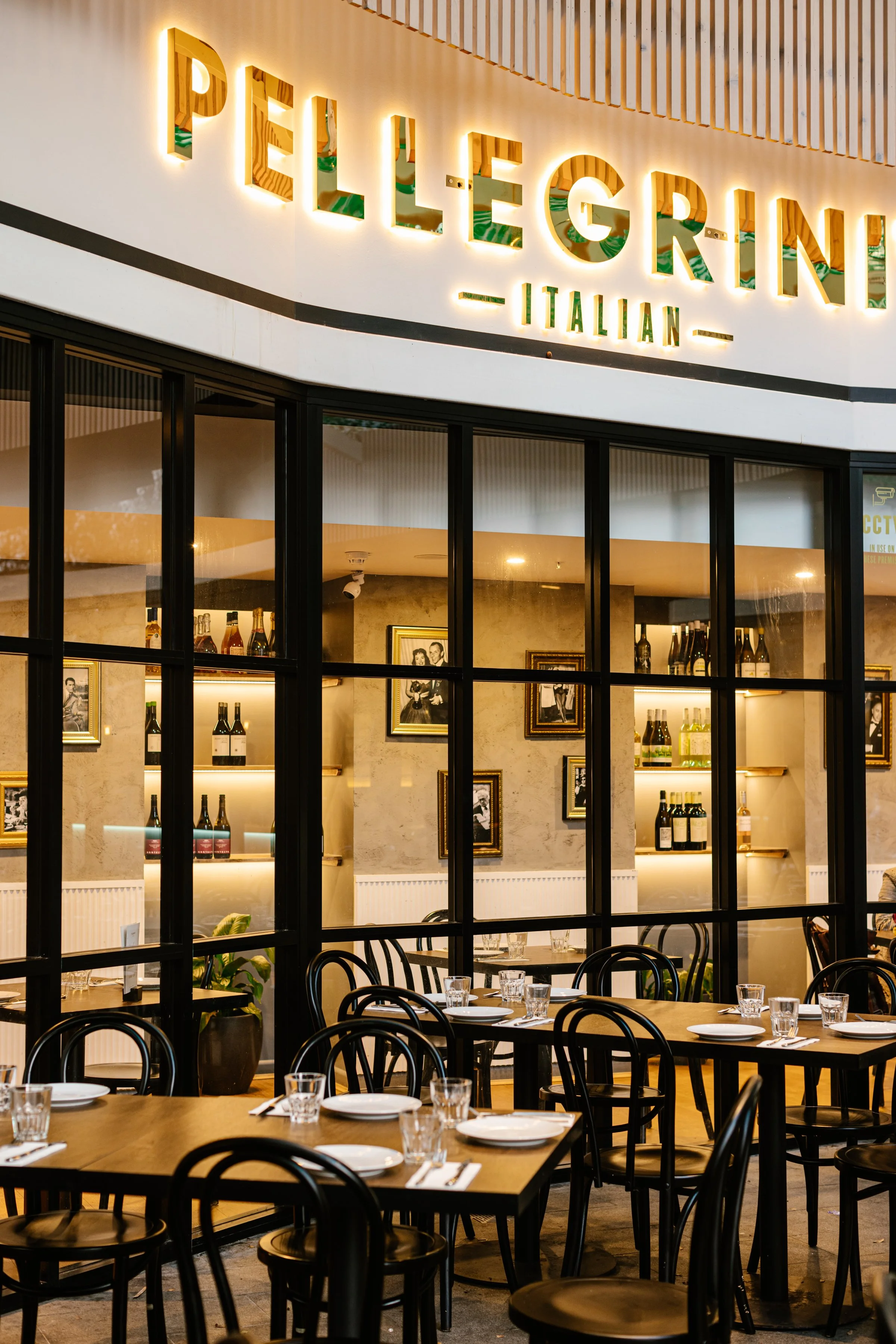 Exclusive hire of Pellegrini’s Venue filled with guests celebrating an engagement.