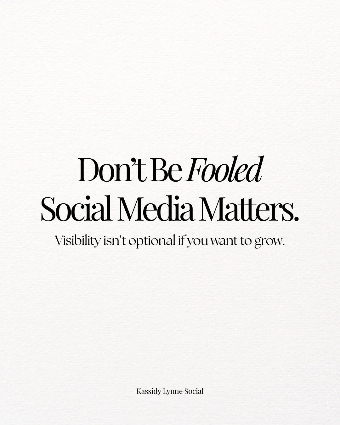 If you want to grow your business, visibility isn&rsquo;t optional.

The brands that grow aren&rsquo;t always the best; they&rsquo;re the ones people actually see, understand, and remember.

You don&rsquo;t have a content problem.
You have a clarity 