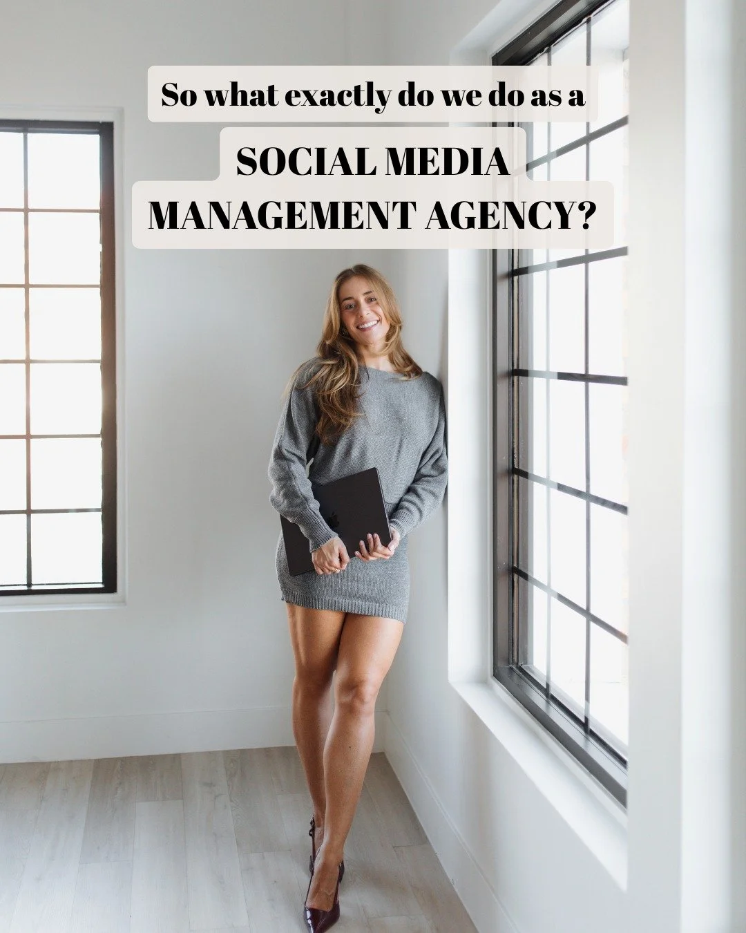 What do we actually do as a social media marketing agency?

Swipe through to learn more about Kassidy Lynne Social and how we help brands with everything from strategy and content creation to fully managing their socials.

We&rsquo;re here to help yo