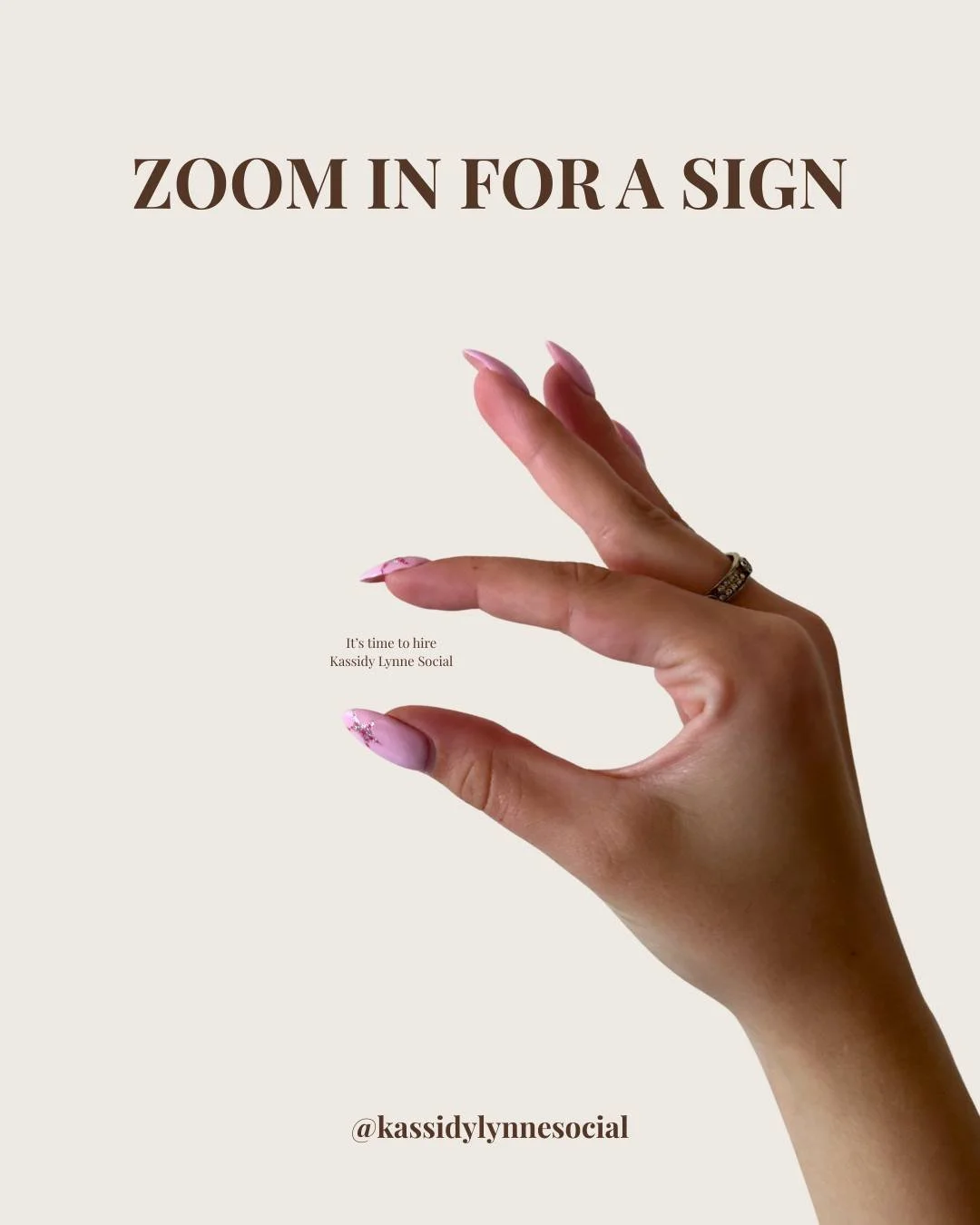 Consider this your sign! 

If you've been sitting on the idea of getting support with your social media, waiting for the "right time," or wondering if there's a better way, this is it. We'd love to be in your corner, helping you show up onl