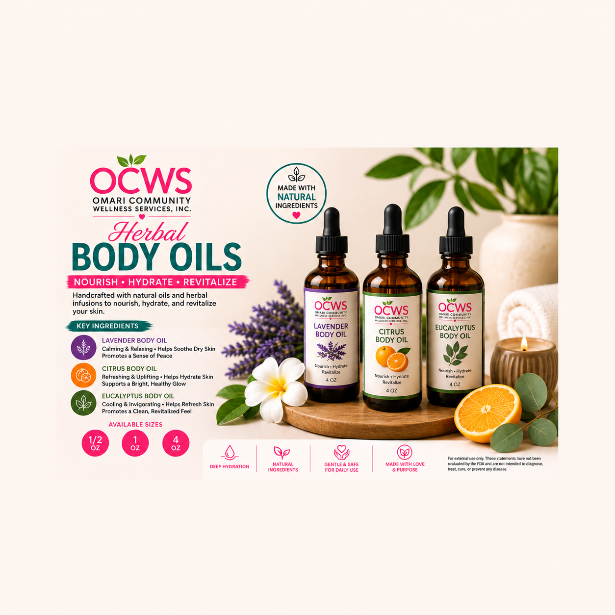 OCWS Body Oils