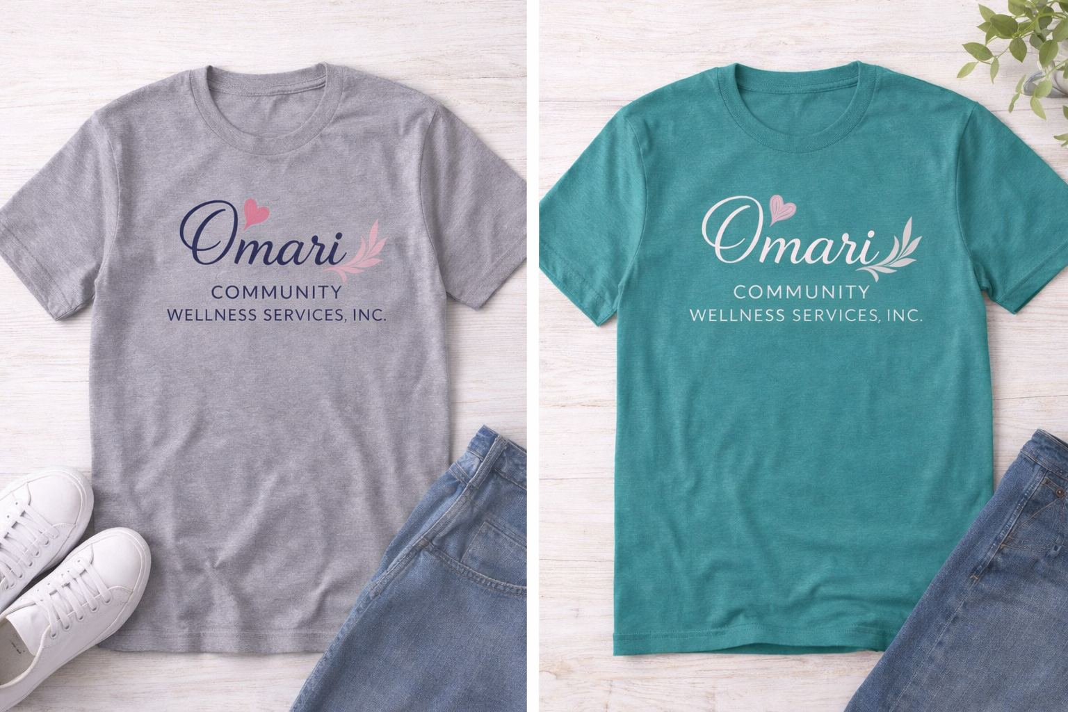 Omari Community Wellness Signature Logo Tee (Unisex)