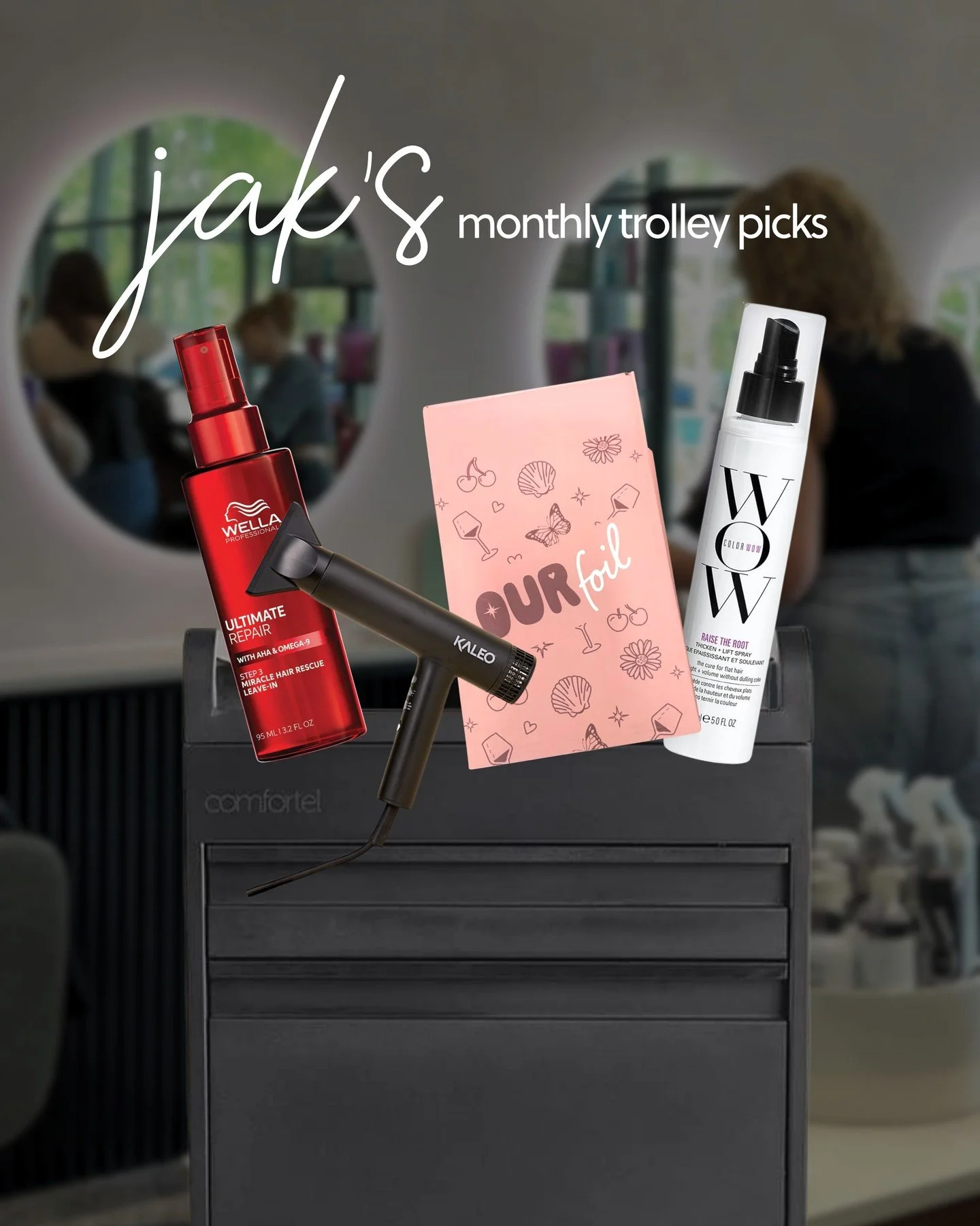 How is it March ALREADY?? To kick off the first month of Autumn, here's our trolley picks (they'll be by our side at all times ❤️)
ㅤ

🏷️- Jak Hair Collective, Gold Coast, Reedy Creek Salon, Casuarina Hair, Blonde &amp; Balayage Specialist, Keratin T