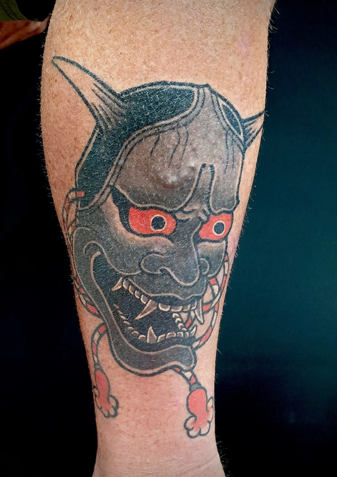 hannya mask tattoo
