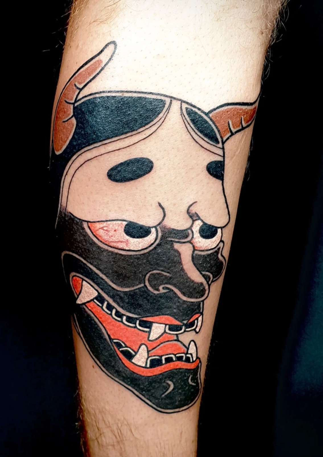 hannya mask tattoo