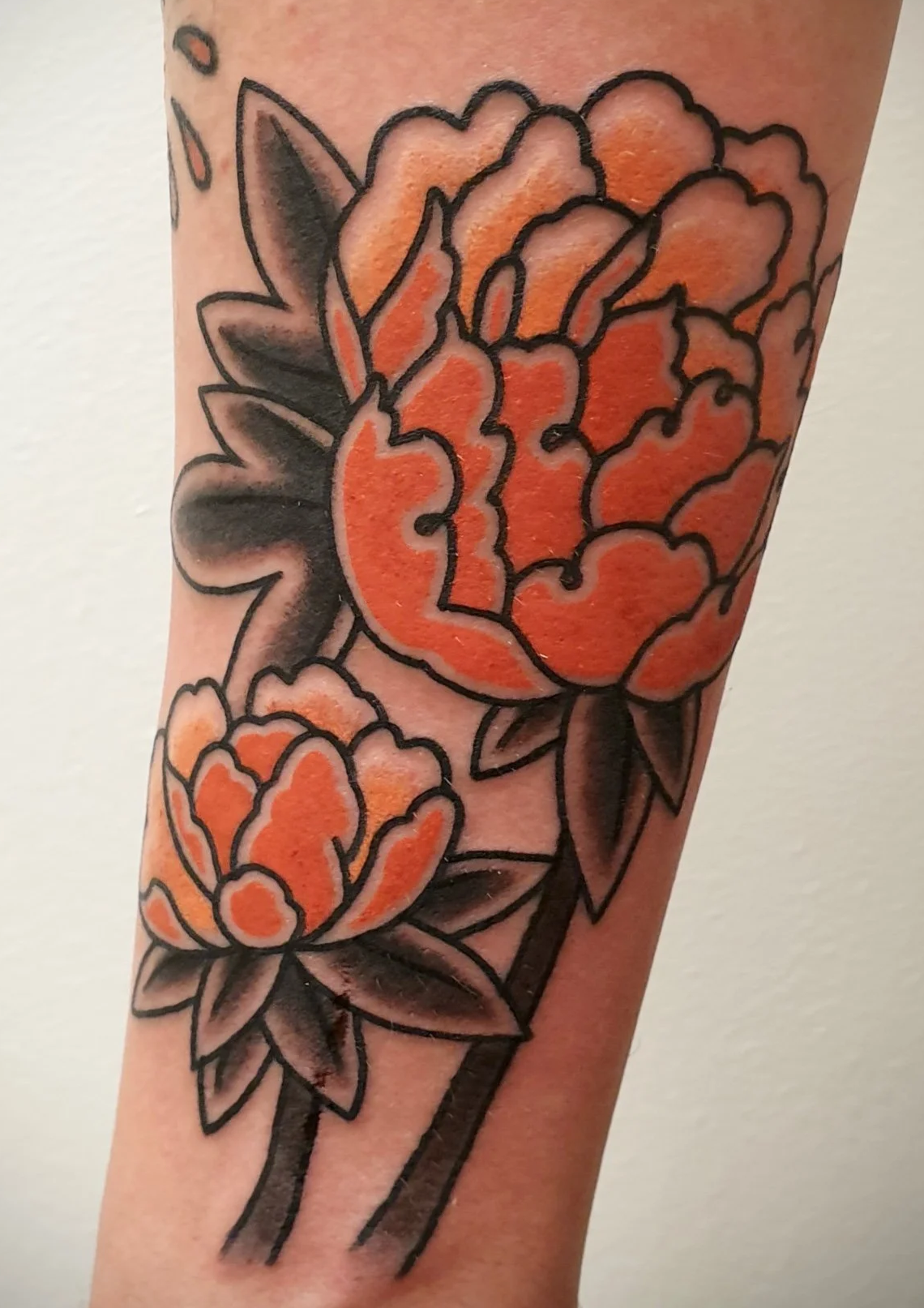peony japanese tattoo