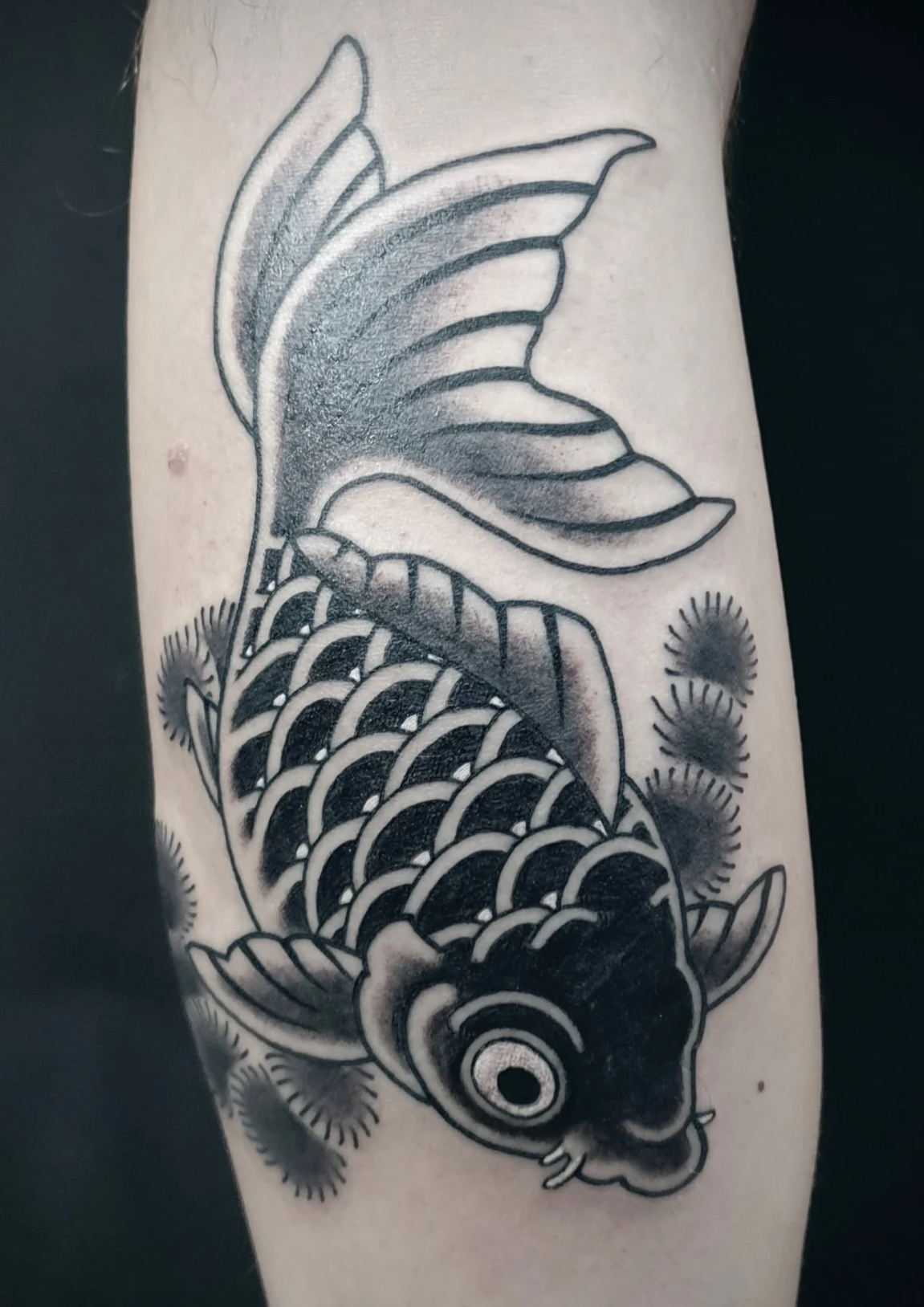 japanese tattoo goldfish