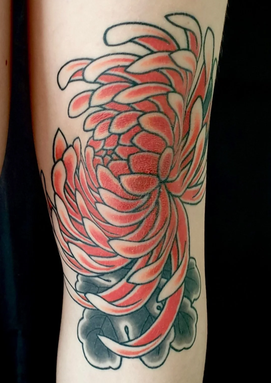 flower tattoo chrysanthemum