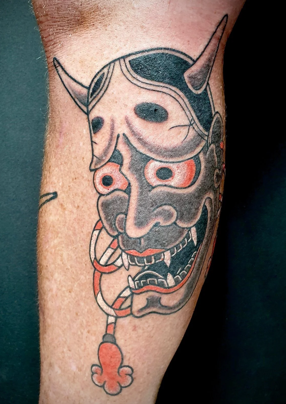 japanese hannya mask tattoo