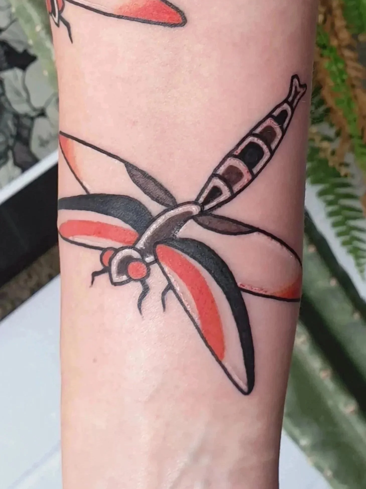 japanese tattoo dragonfly