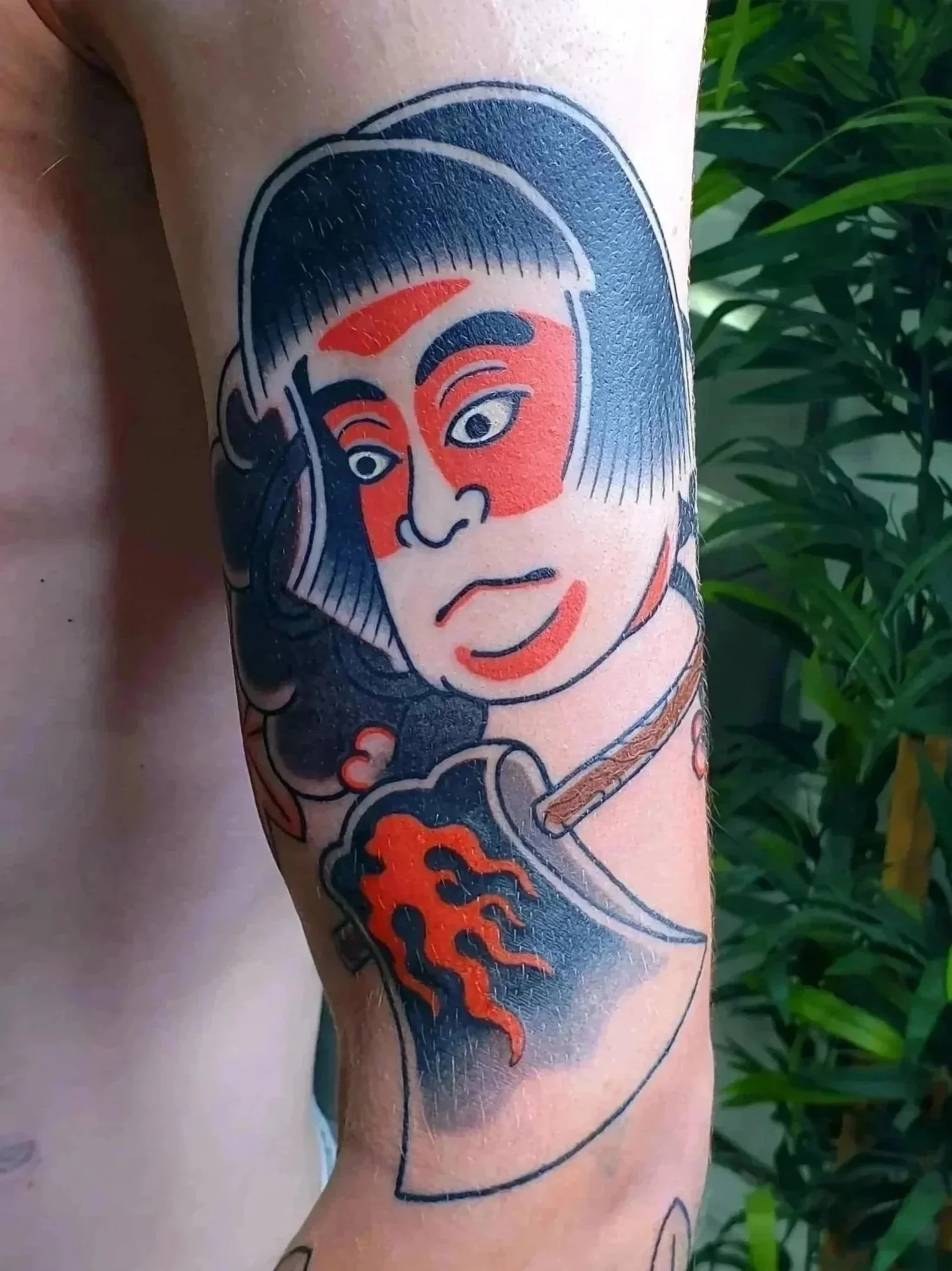 kintaro mask tattoo
