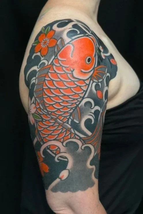 japanese koi sleeve brisbane