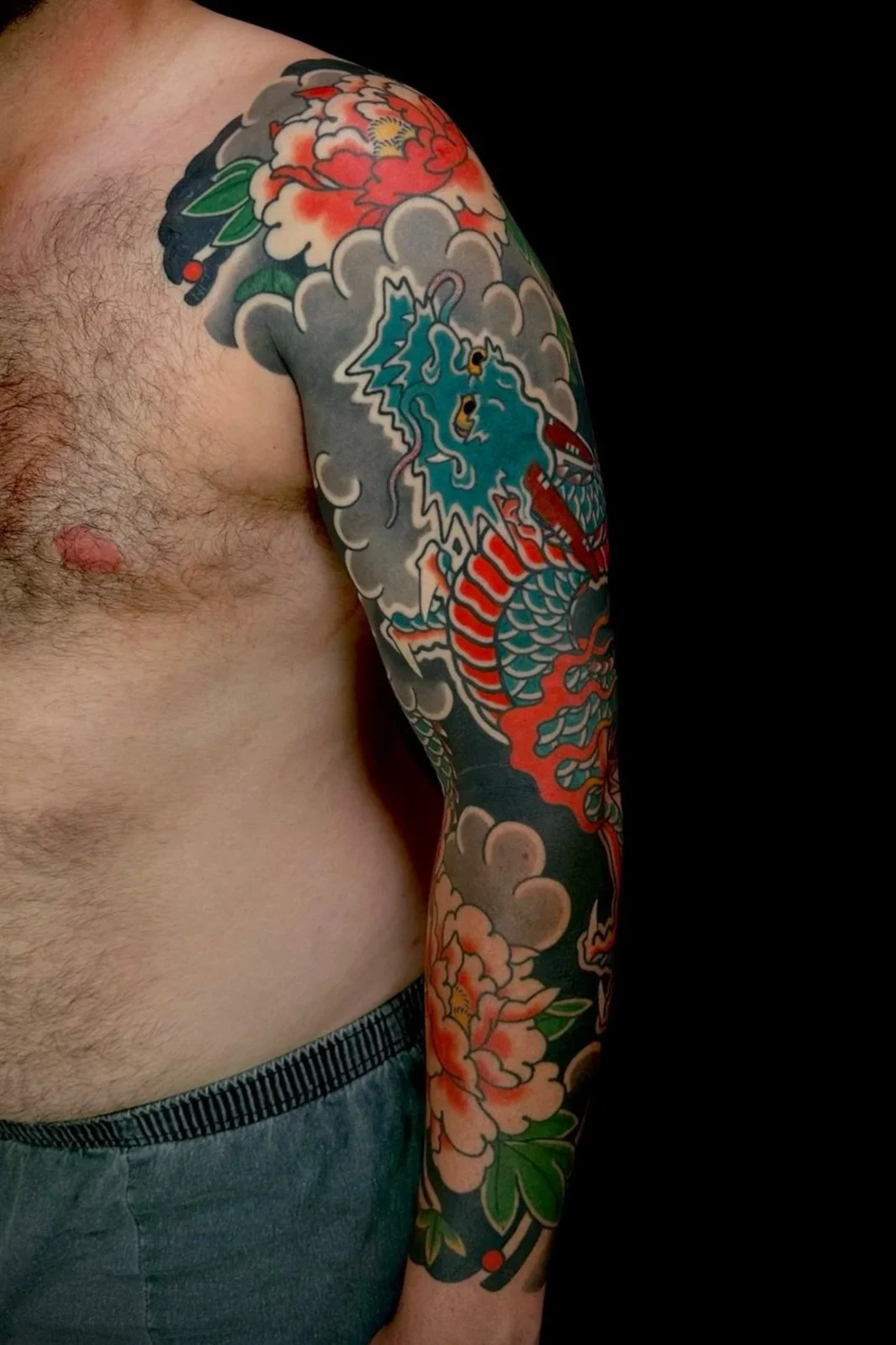 japanese full sleeve dragon