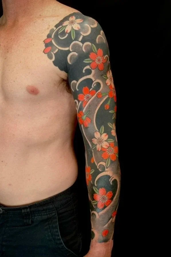 japanese full sleeve sakura
