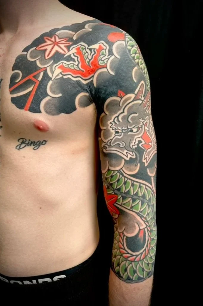 japanese dragon sleeve