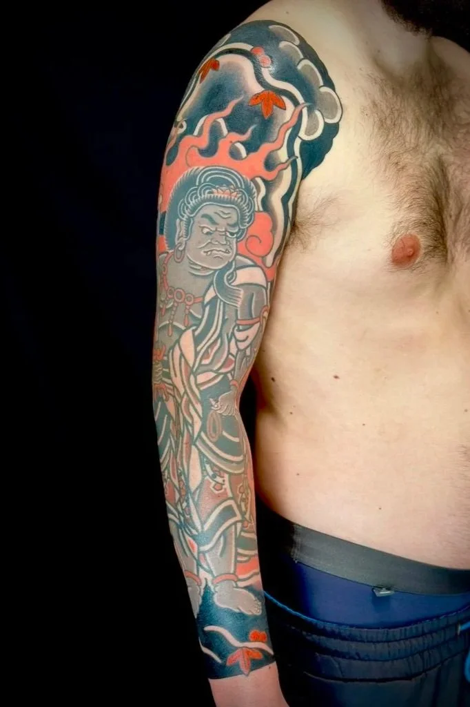 japanese full sleeve fudomyoo