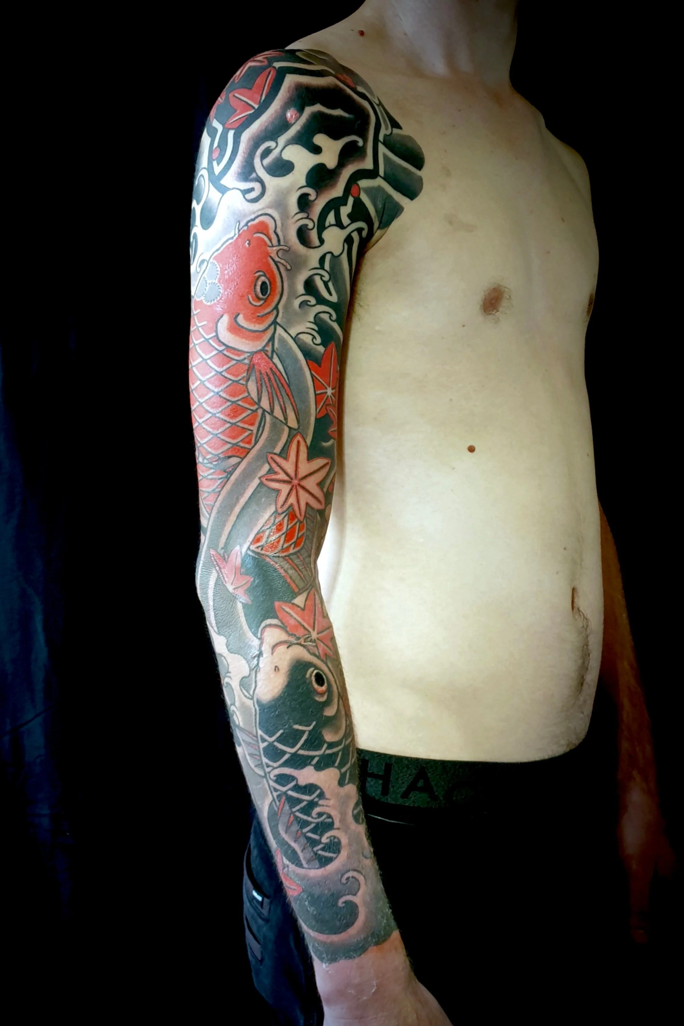 japanese koi sleeve