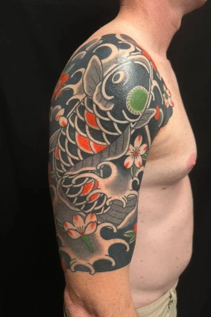 japanese koi sleeve brisbane