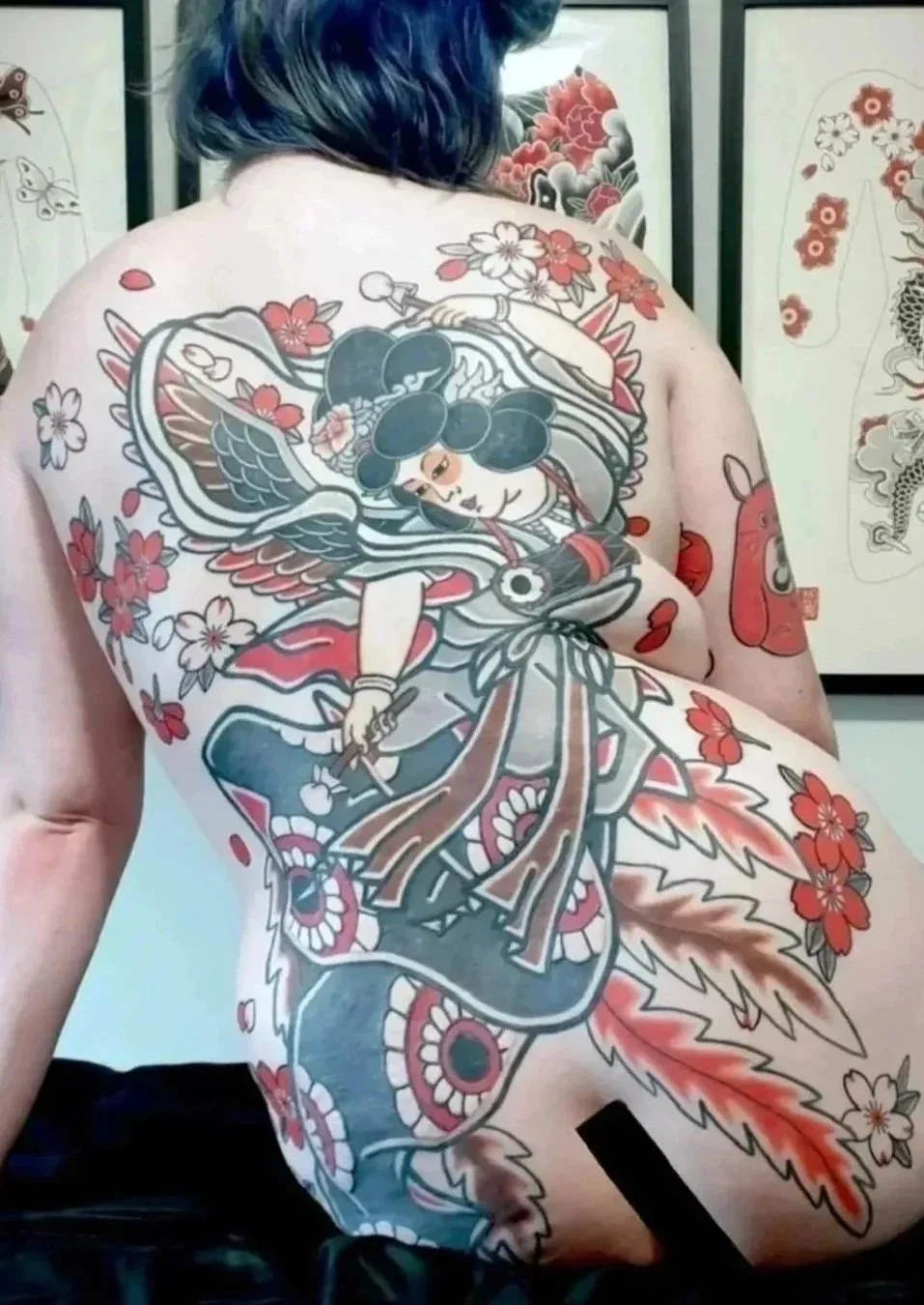 female japanese backpiece
