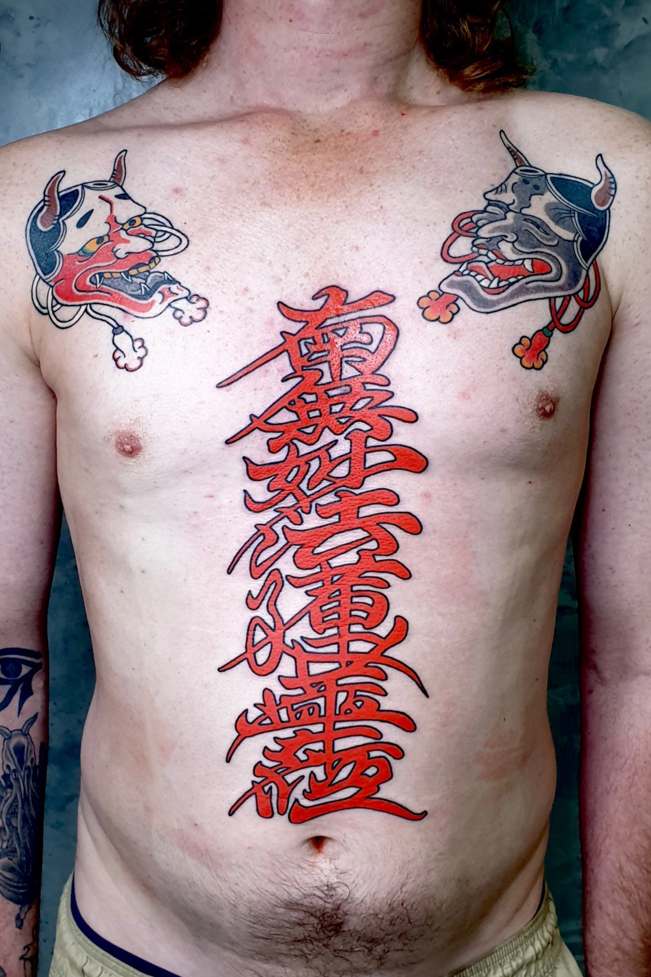 japanese tattoo hannya mask brisbane